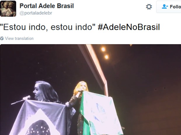 Adele fará shows no Brasil em abril de 2017, afirma jornal