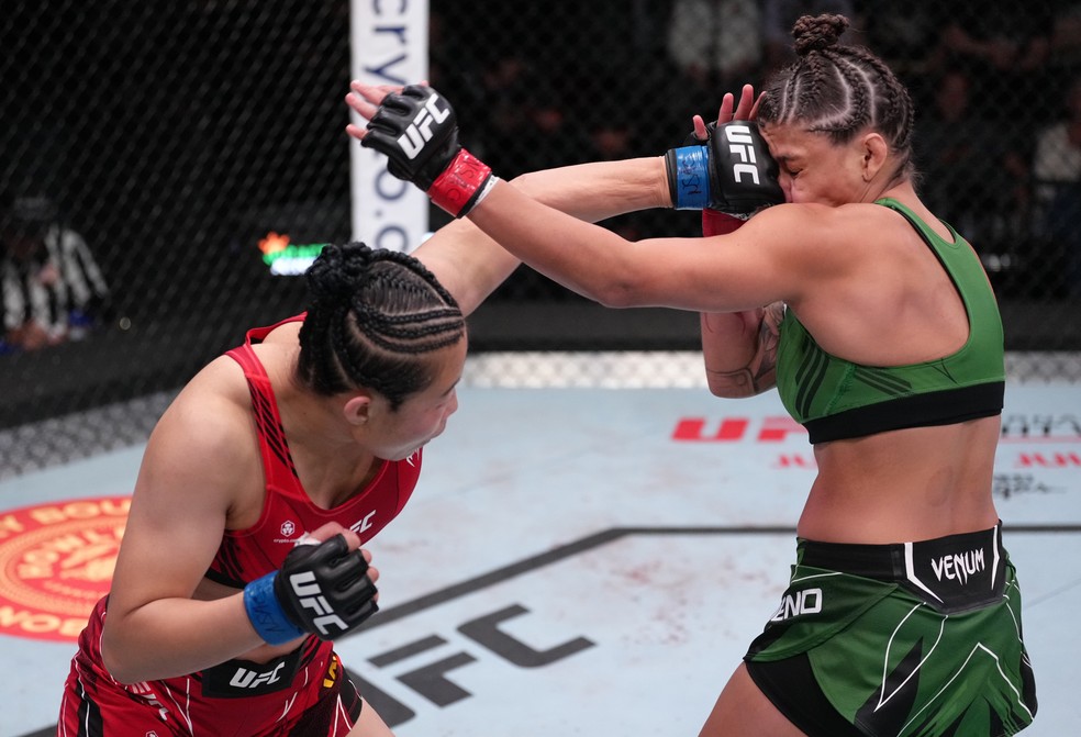 Wu Yanan Mayra Sheetara UFC Luque x Muhammad 2 — Foto: Getty Images