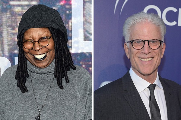 Whoopi Goldberg e Ted Danson (Foto: Getty Images)