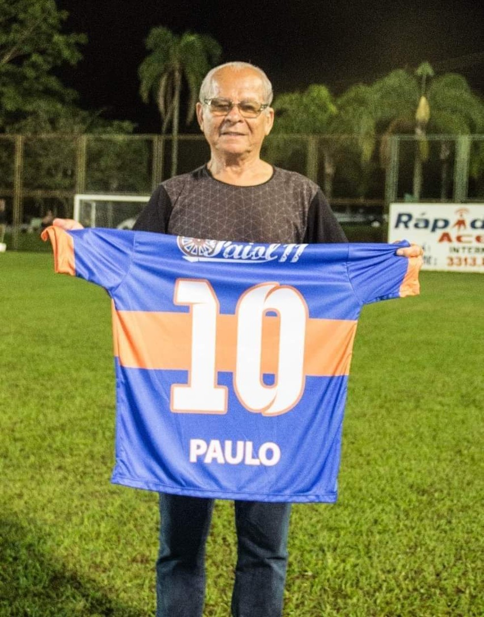Paulo Evilázio de Souza, de 80 anos, morreu atropelado pelo próprio carro em Bauru — Foto: Arquivo pessoal