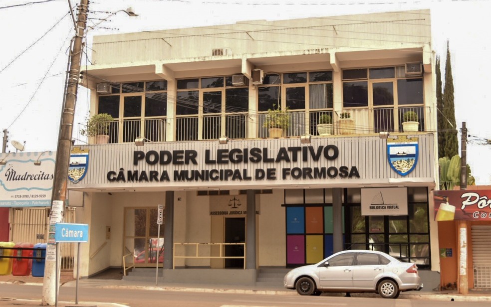 Câmara de Vereadores de Formosa, Goiás — Foto: Vitor Santana/G1