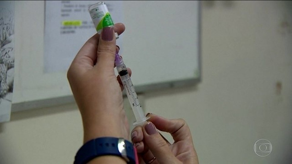 Campanha de vacinaÃ§Ã£o contra gripe comeÃ§a no Brasil â€” Foto: ReproduÃ§Ã£o/JN