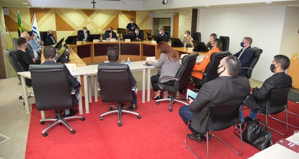 Plano foi apresentado para a Justiça Eleitoral e para o GSI em Palmas — Foto: Divulgação/TRE