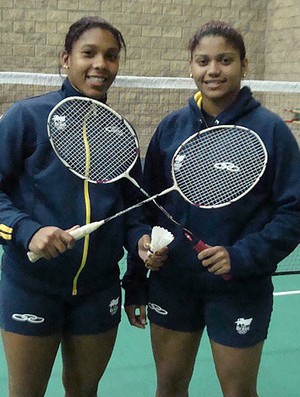 Pan badminton Luana e Lohaynny Vicente (Foto: Gabriele Lomba / Globoesporte.com)