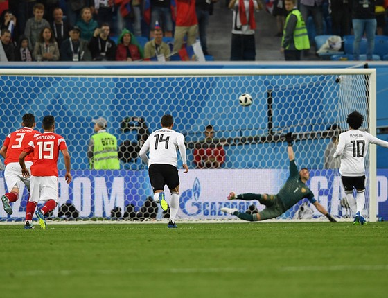 A Rússia venceu o Egito e a Arábia, tornando-se a seleção com maior número de gols na primeira semana da Copa (Foto: AGÊNCIA O GLOBO)