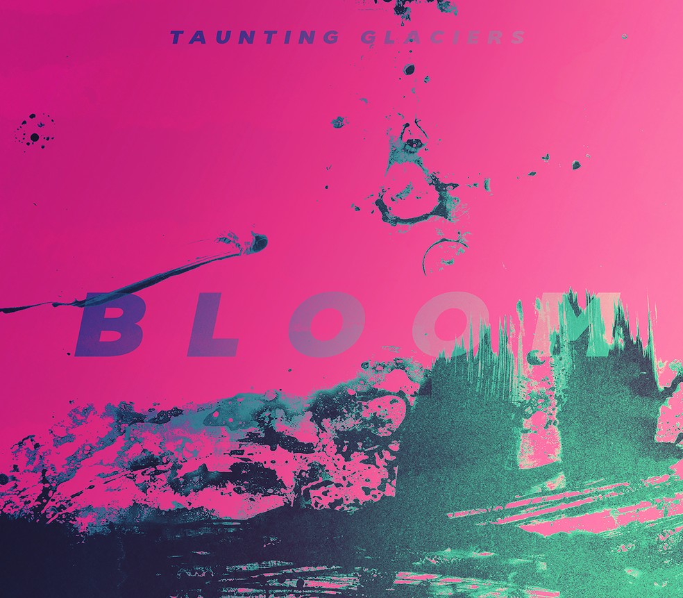 Capa do álbum 'Bloom', do trio Taunting Glaciers — Foto: Divulgação / HBB