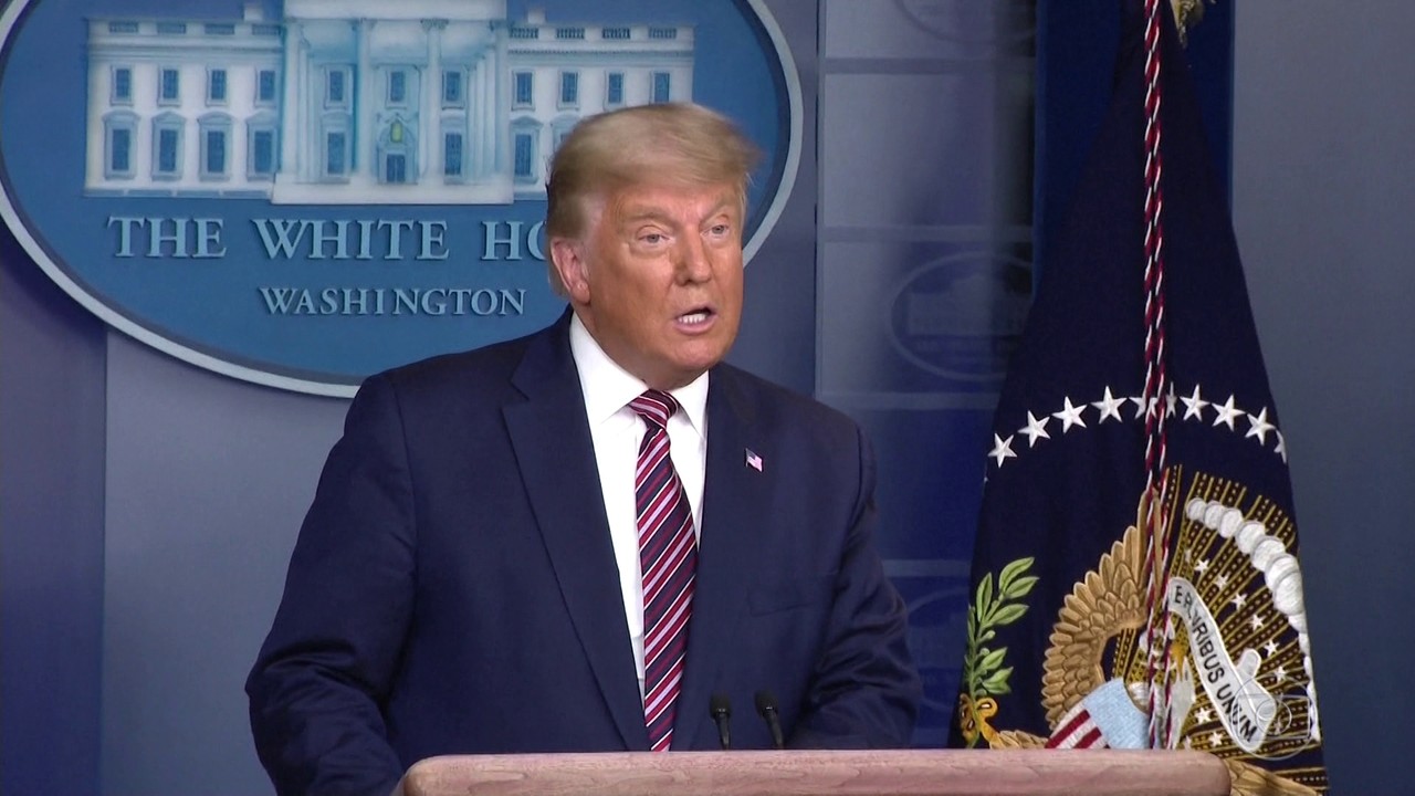Em pronunciamento, Trump volta a dizer que a eleição está sendo fraudada