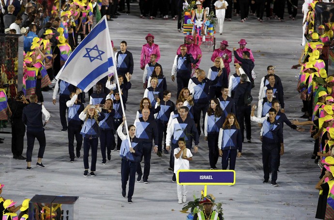 Delegação de Israel na cerimônia de abertura da Rio 2016 (Foto: REUTERS/Stoyan Nenov)
