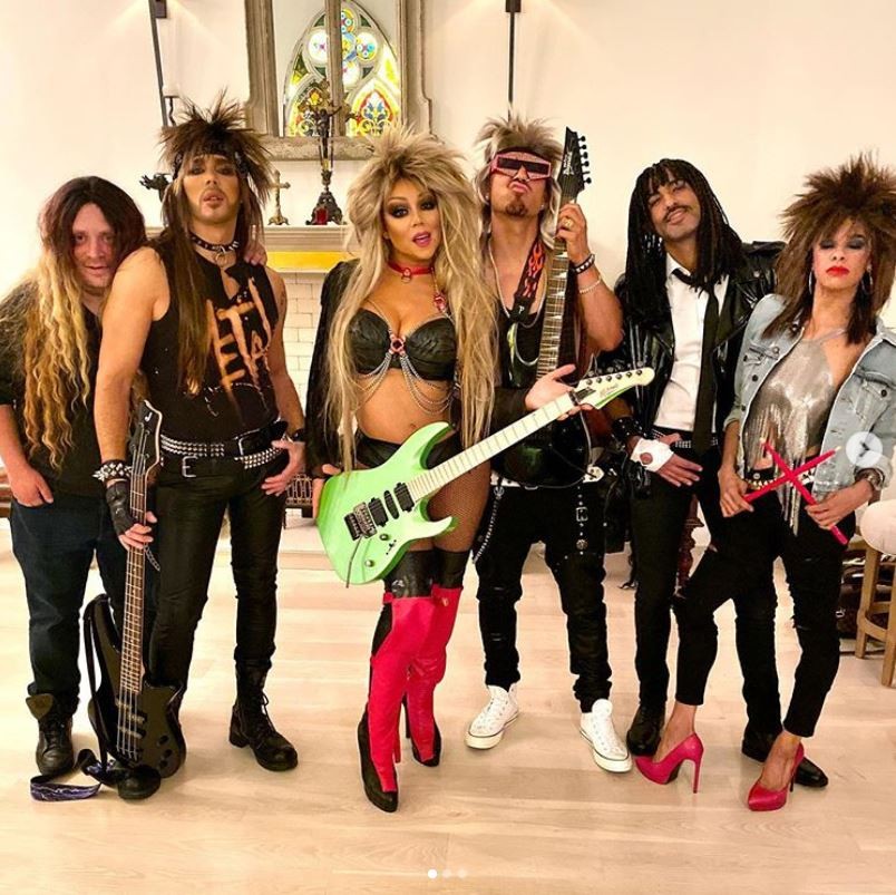 Mariah Carey e amigos fantasiados para o Halloween 2019 (Foto: Instagram)