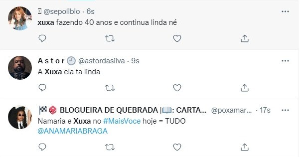 Xuxa bomba nas redes sociais com participação no Mais Você (Foto: Reprodução)