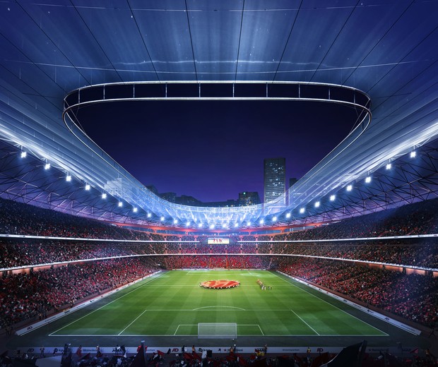 Zaha Hadid Architects revela design para novo Centro de Futebol em Xiam (Foto: Divulgação)