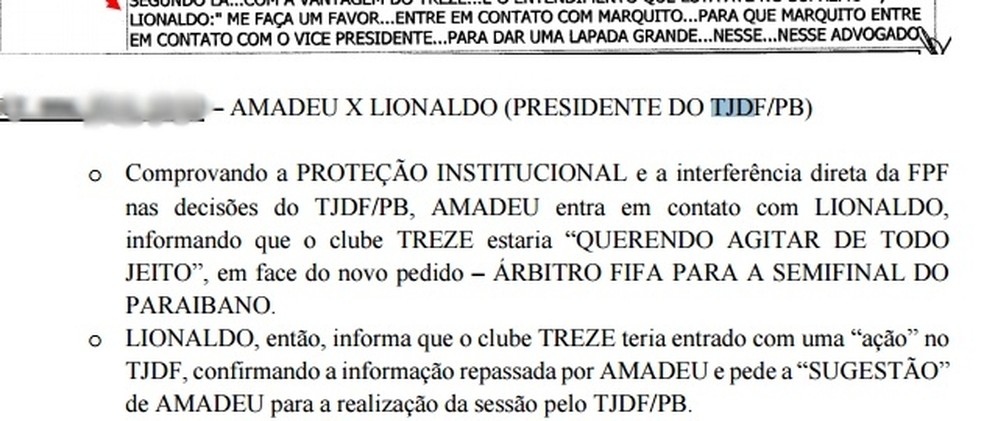 Trecho de relatÃ³rio da PolÃ­cia Civil (Foto: ReproduÃ§Ã£o / PolÃ­cia Civil)