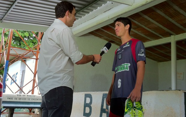 Jogador Brandon Ruiz do Figueirense na Copa São Paulo de Juniores (Foto: Fernando Vidotto / TV Globo)