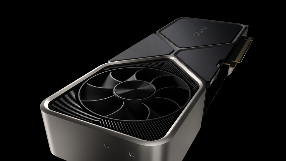 RTX 3080 da Nvidia é uma placa gráfica mais poderosa do que a usada nos consoles — Foto: Divulgação/ Nvidia