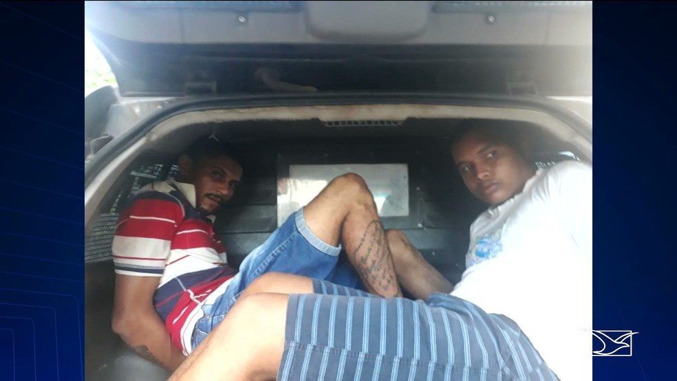 Karlenylson Barros da Silva e Charles Miller Nascimento de Sousa foram encontrados em um apartamento no bairro da FÃ© em Deus  â€” Foto: ReproduÃ§Ã£o/ TV Mirante