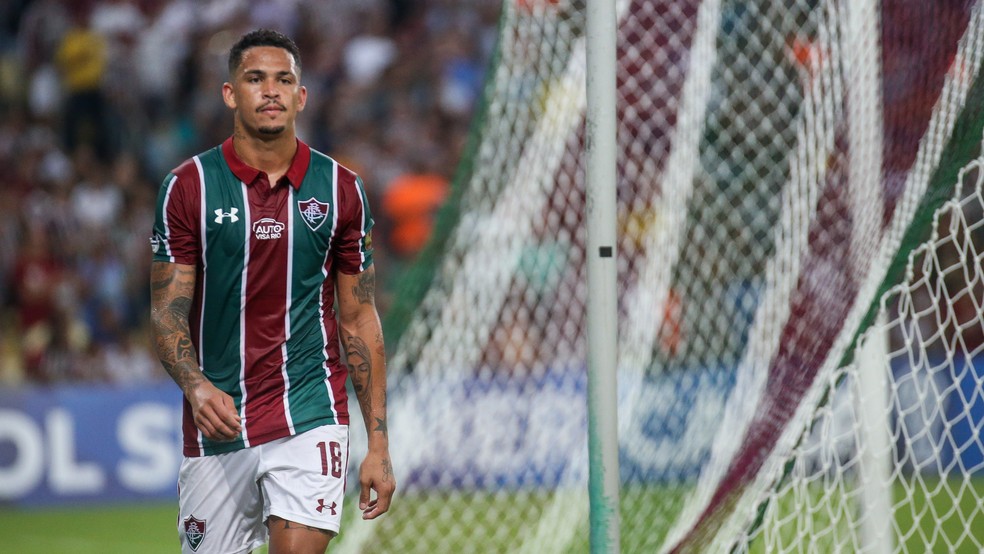 Luciano virou ponto de interrogação em Laranjeiras — Foto: Lucas Merçon/Fluminense