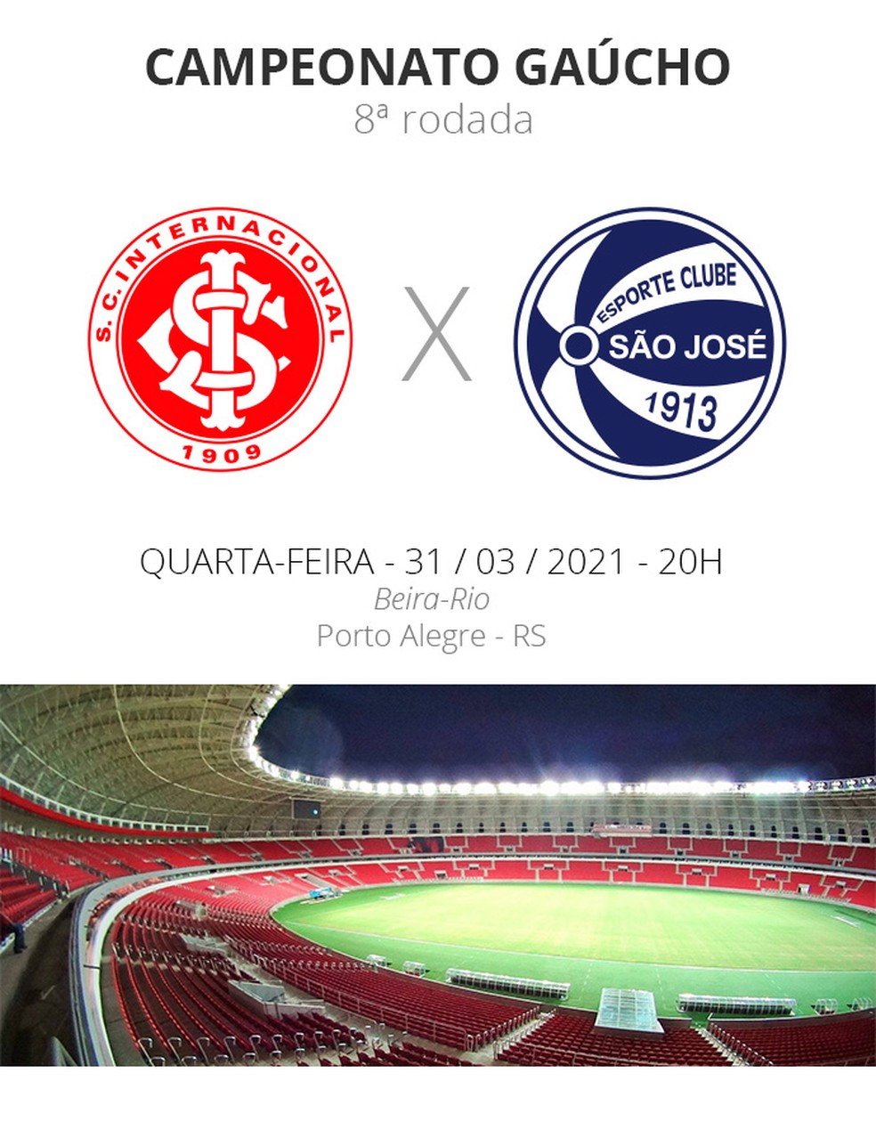 Inter X Sao Jose Veja Onde Assistir Escalacoes Desfalques E Arbitragem Campeonato Gaucho Ge