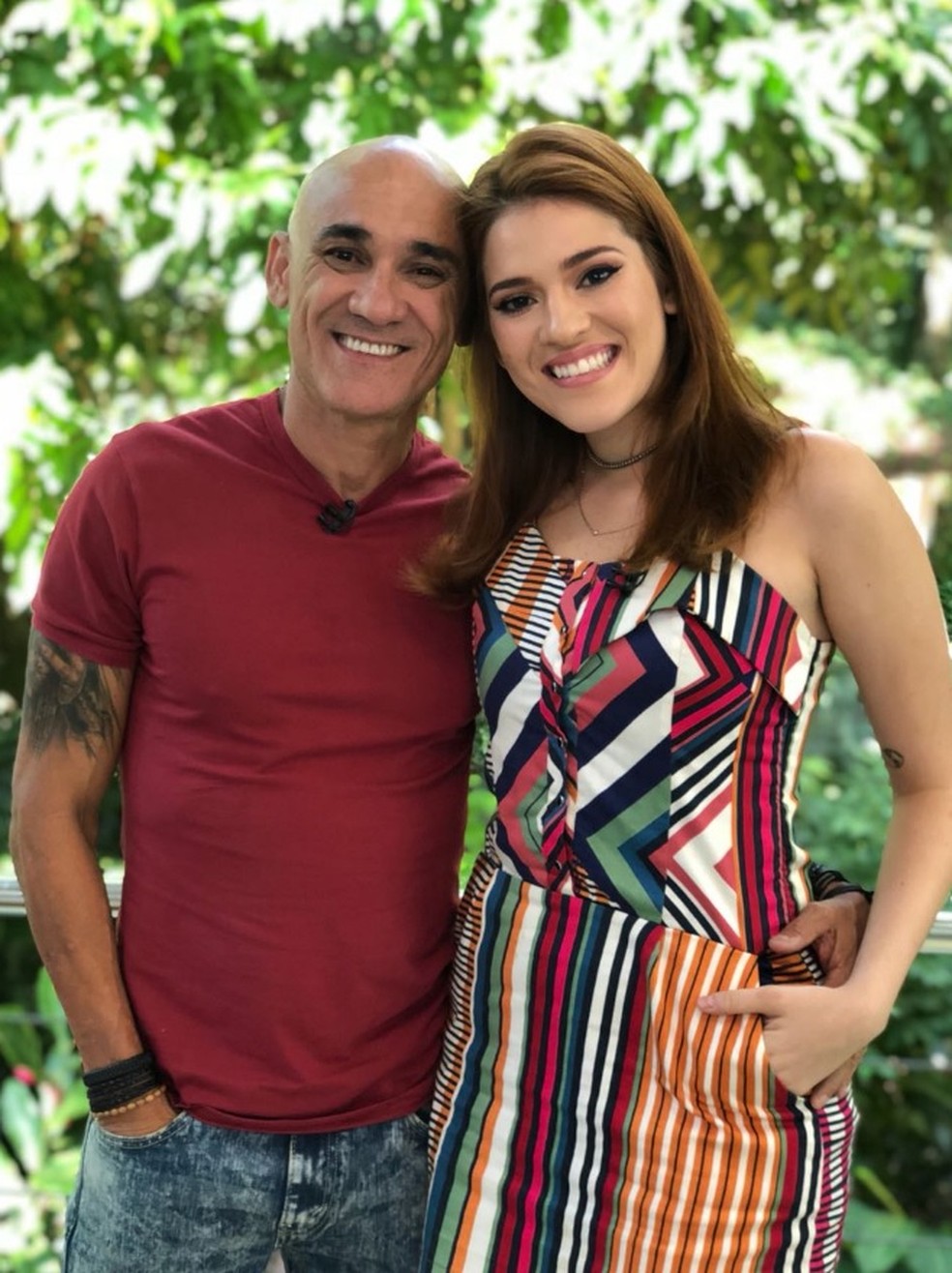 Ayrton e Ana Clara, da familia Lima, participam do "Mais Você" após final do "BBB18" (Foto: Reprodução/Twitter)