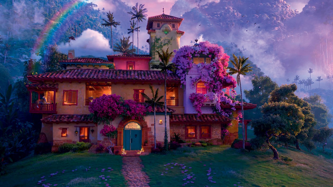 334 Disney Encanto Uma Familia Encantadora a colorida casita onde três gerações convivem (Foto: Divulgação)