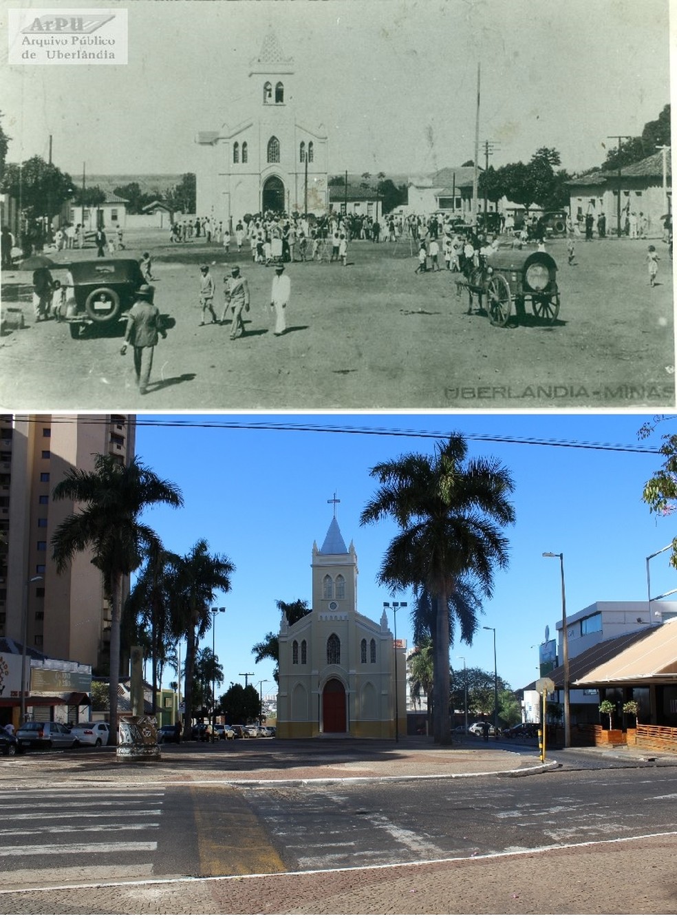Uberlandia 129 Anos Fotos Historicas E Atuais Comparam Mudancas Da Cidade Triangulo Mineiro G1
