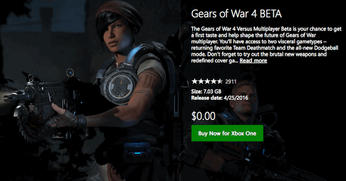 Gears of War 4: versão de testes do multiplayer está disponível aos assinantes Gold (Foto: Reprodução/Victor Teixeira)