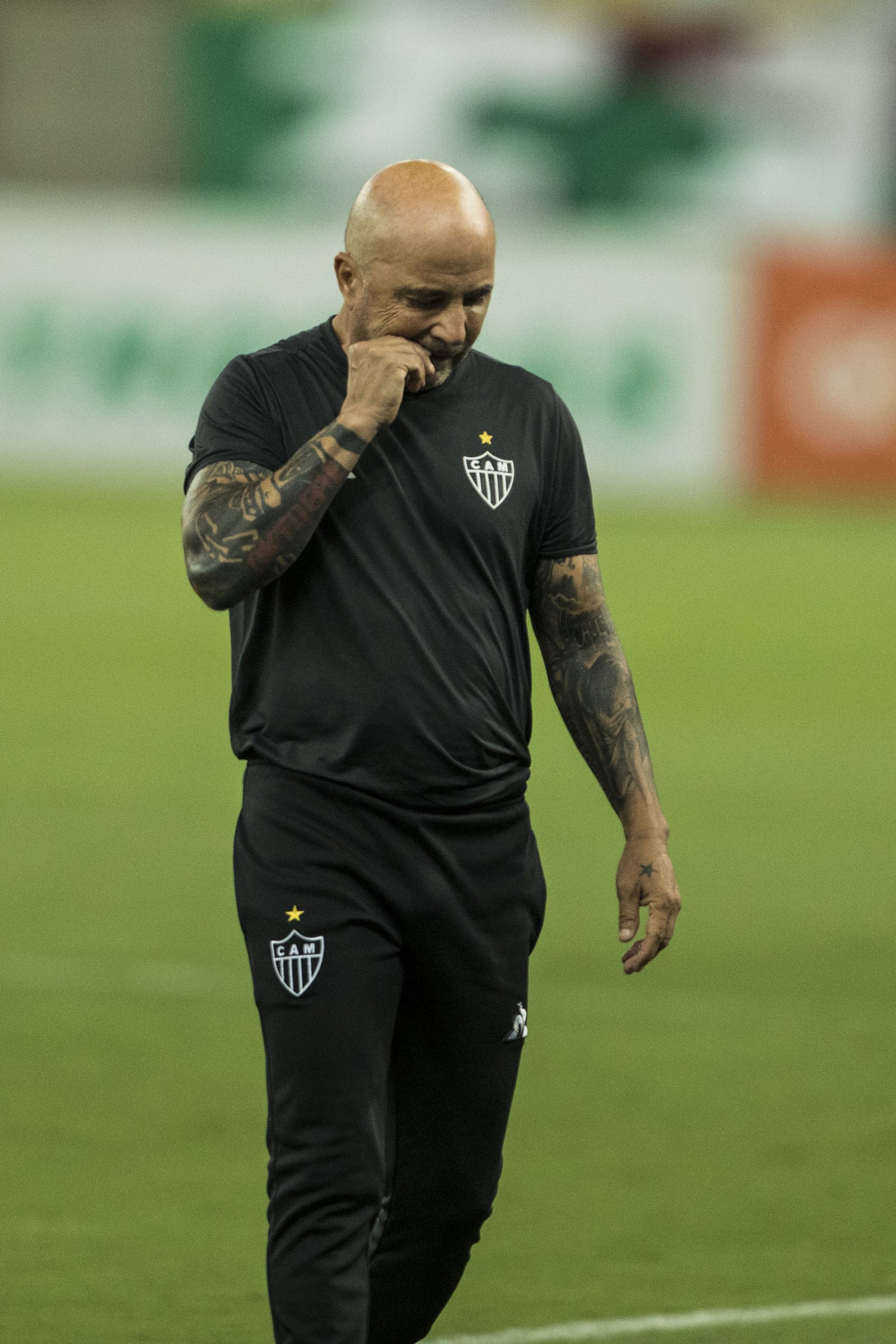 Novo técnico do Flamengo, Jorge Sampaoli treinou o Atlético Mineiro em 2021