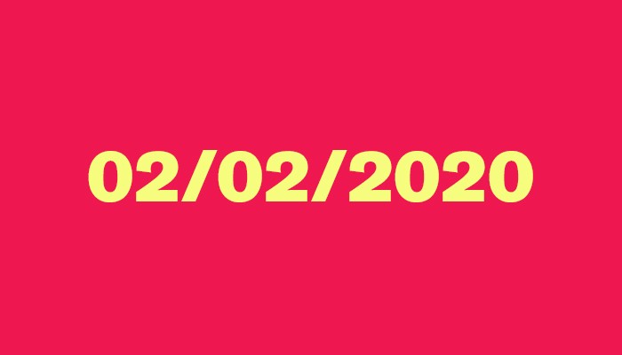 02/02/2020 é a penúltima data palíndromo do século (Foto: Redação Galileu)