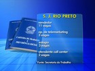 Secretaria do Trabalho de Rio Preto oferece vagas de emprego 