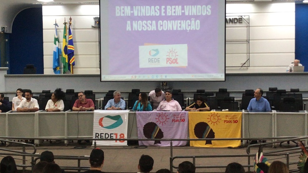 Federação Rede PSOL formaliza candidatura ao governo de Mato Grosso do Sul — Foto: Kharina Prado 