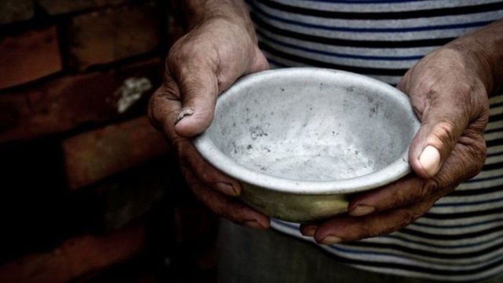 Metade dos cearenses sofre com a falta de alimentos e passam fome — Foto: Getty Images via BBC