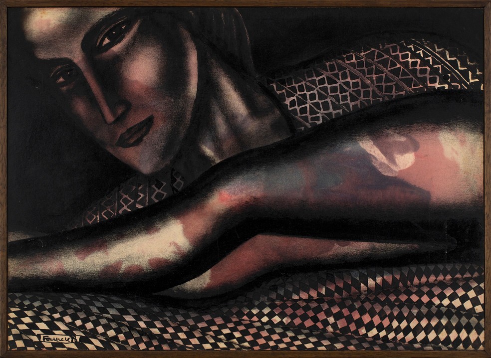 Farnese de Andrade, 1978, técnica mista sobre papel sobre aglomerado de madeira. — Foto: Divulgação