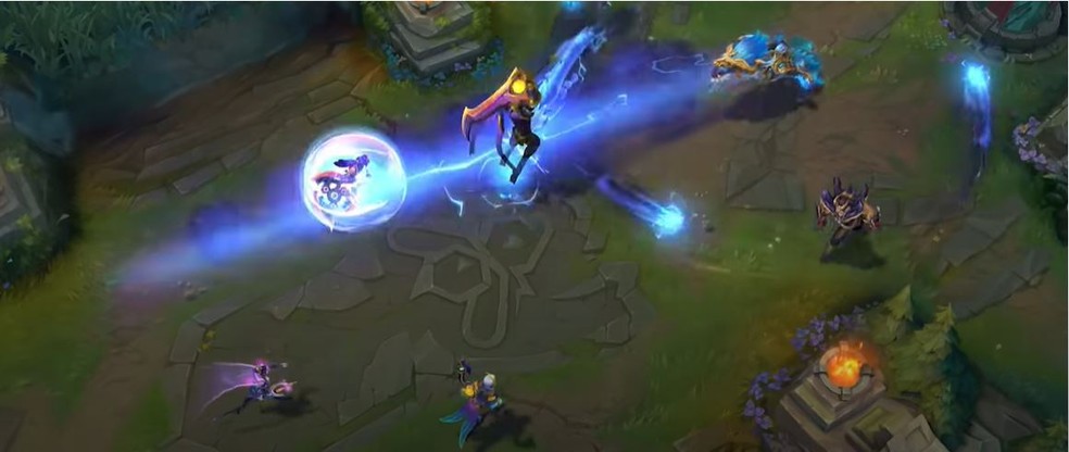 Imagem do game de batalhas 'League of Legends', popular em campeonatos de jogos eletrônicos — Foto: Reprodução/League of Legends BR