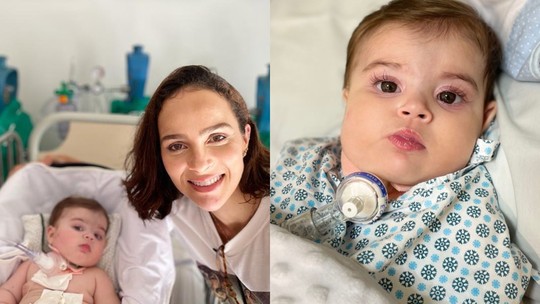 Letícia Cazarré passa noite com a filha na UTI e diz acreditar ser 'a última' no hospital