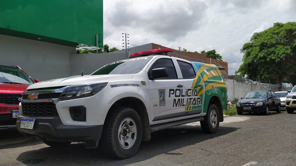 Viatura da Polícia Militar do Piauí  — Foto: Andrê Nascimento/g1