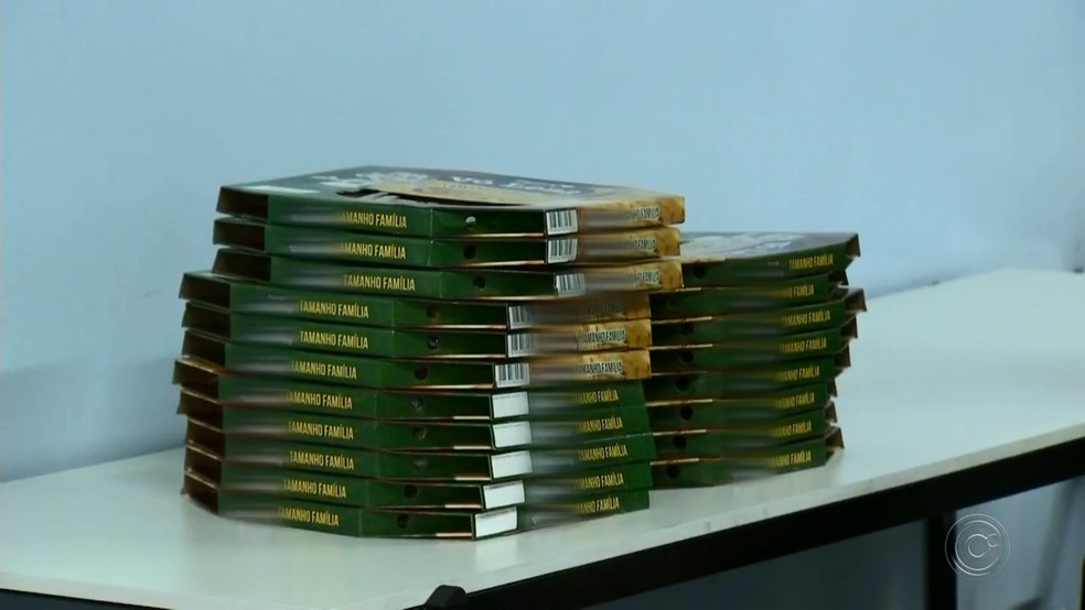 AlÃ©m de campanha na internet, famÃ­lia do menino de JundiaÃ­ (SP) tambÃ©m estÃ¡ vendendo pizzas  â Foto: ReproduÃ§Ã£o/TV TEM