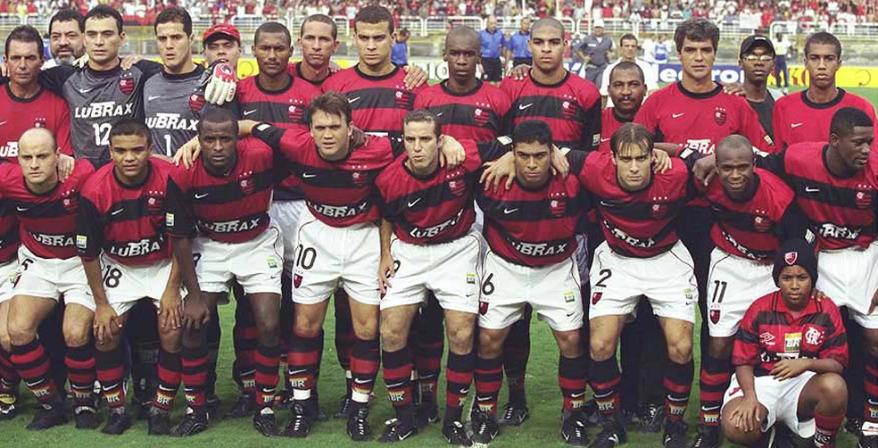 Flamengo foi campeão carioca de 2001 — Foto: Reprodução
