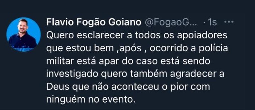Prefeito de Tabocas do Brejo Velho falou sobre caso nas redes sociais — Foto: Reprodução/ Instagram