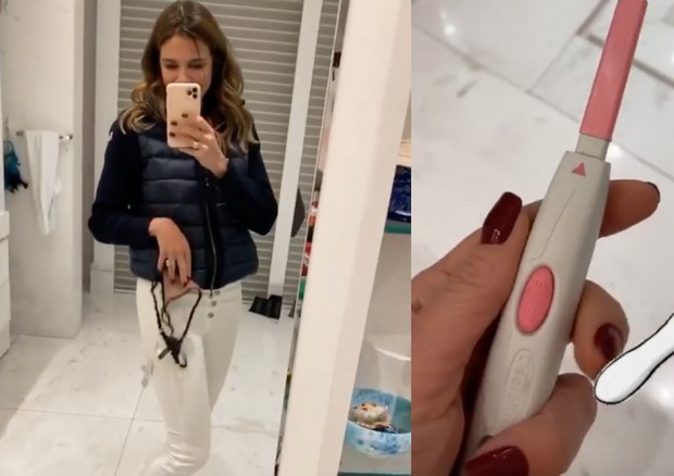 Luciana Gimenez vara a madrugada fazendo faxina no banheiro e encontra teste de gravidez (Foto: Reprodução/Instagram Daily Mail)