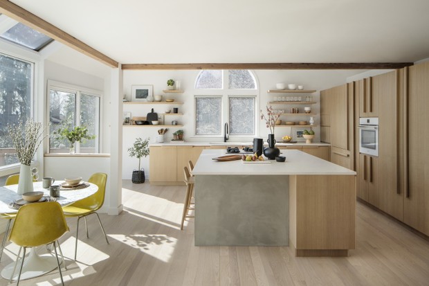 Décor do dia: cozinha aberta com inspiração escandinava  (Foto:  Alice Gao)