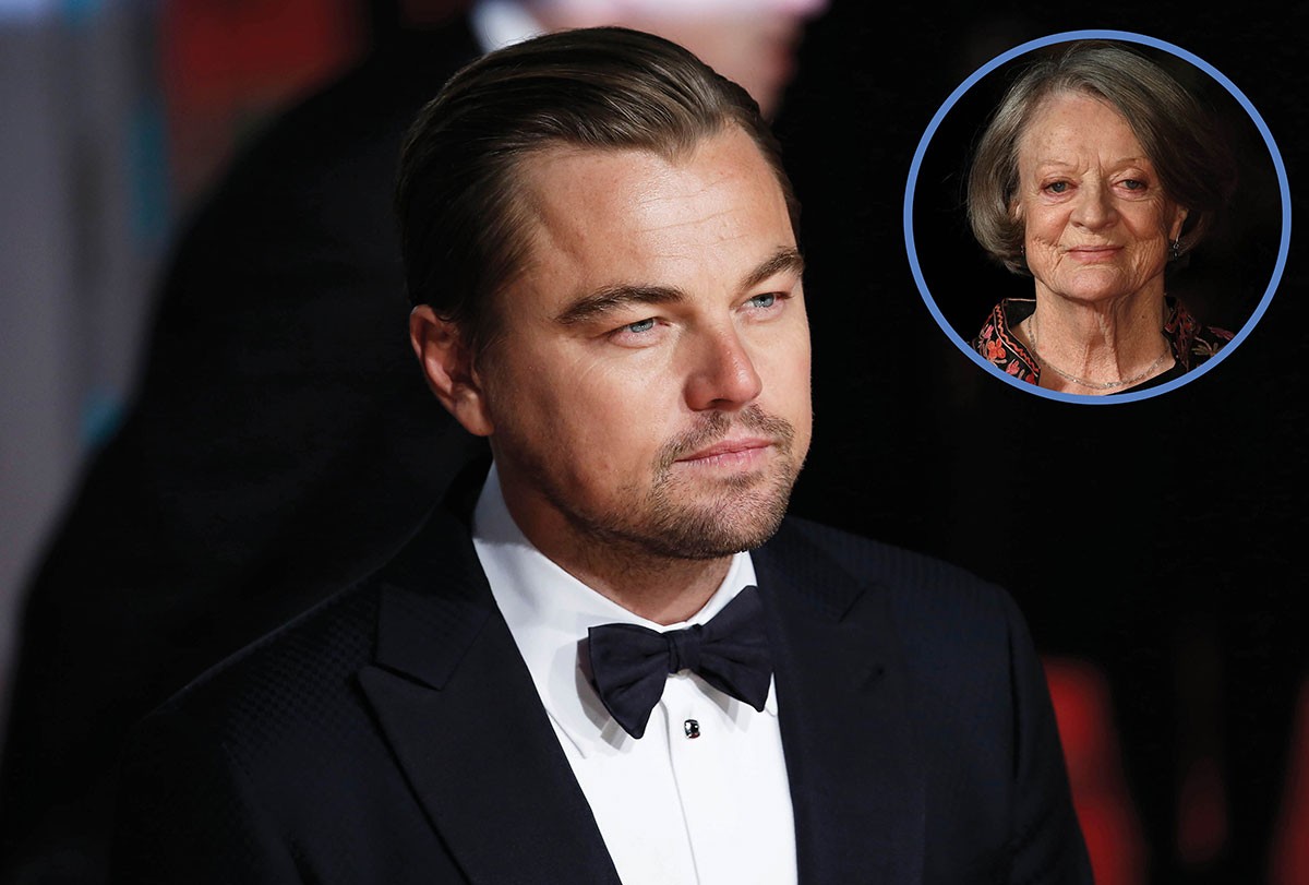 Maggie Smith revela que torce e vota por Leonardo DiCaprio no Oscar desde sua primeira indicação (Foto: Getty Images)
