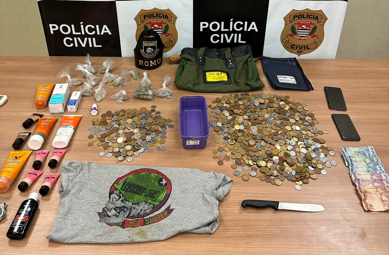 Deic e GCM prendem suspeitos de agredir vítimas durante roubo a farmácia em Piracicaba