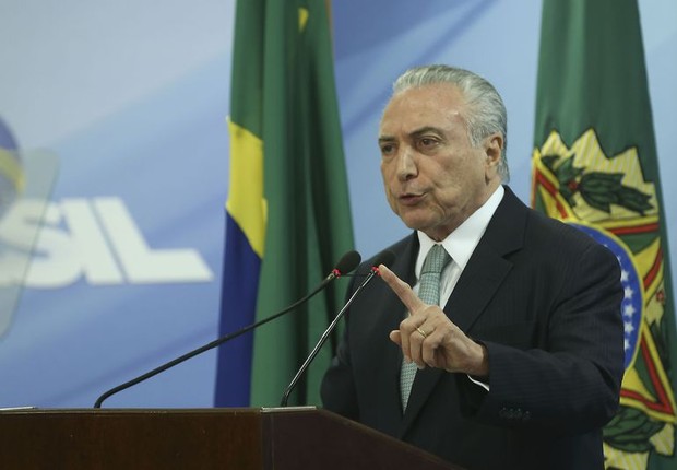 Presidente Michel Temer faz pronunciamento oficial (Foto: Valter Campanato/Agência Brasil)