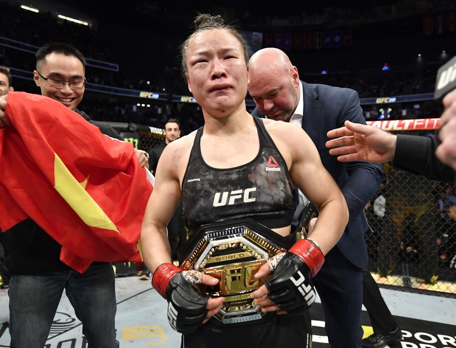 Em luta histórica, Weili Zhang vence Joanna Jedrzejczyk ...
