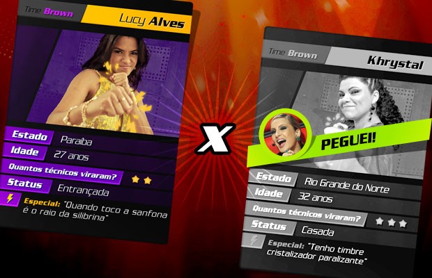 card batalha 3 (Foto: The Voice Brasil/TV Globo)