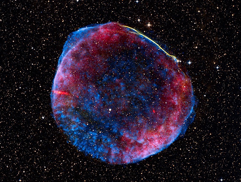 O que sobrou da supernova SN1006c (Foto: nasa)