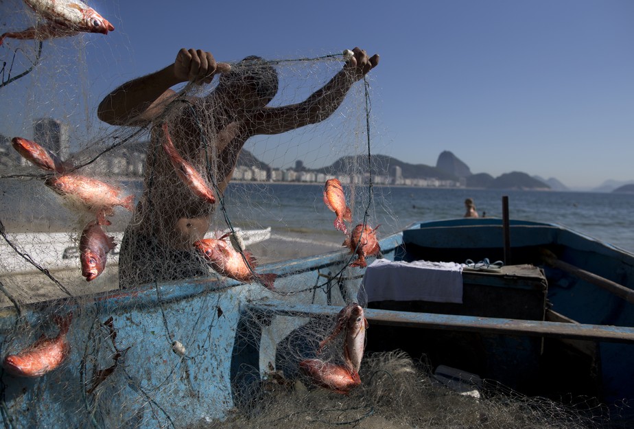 Colônia de pesca em Copacabana