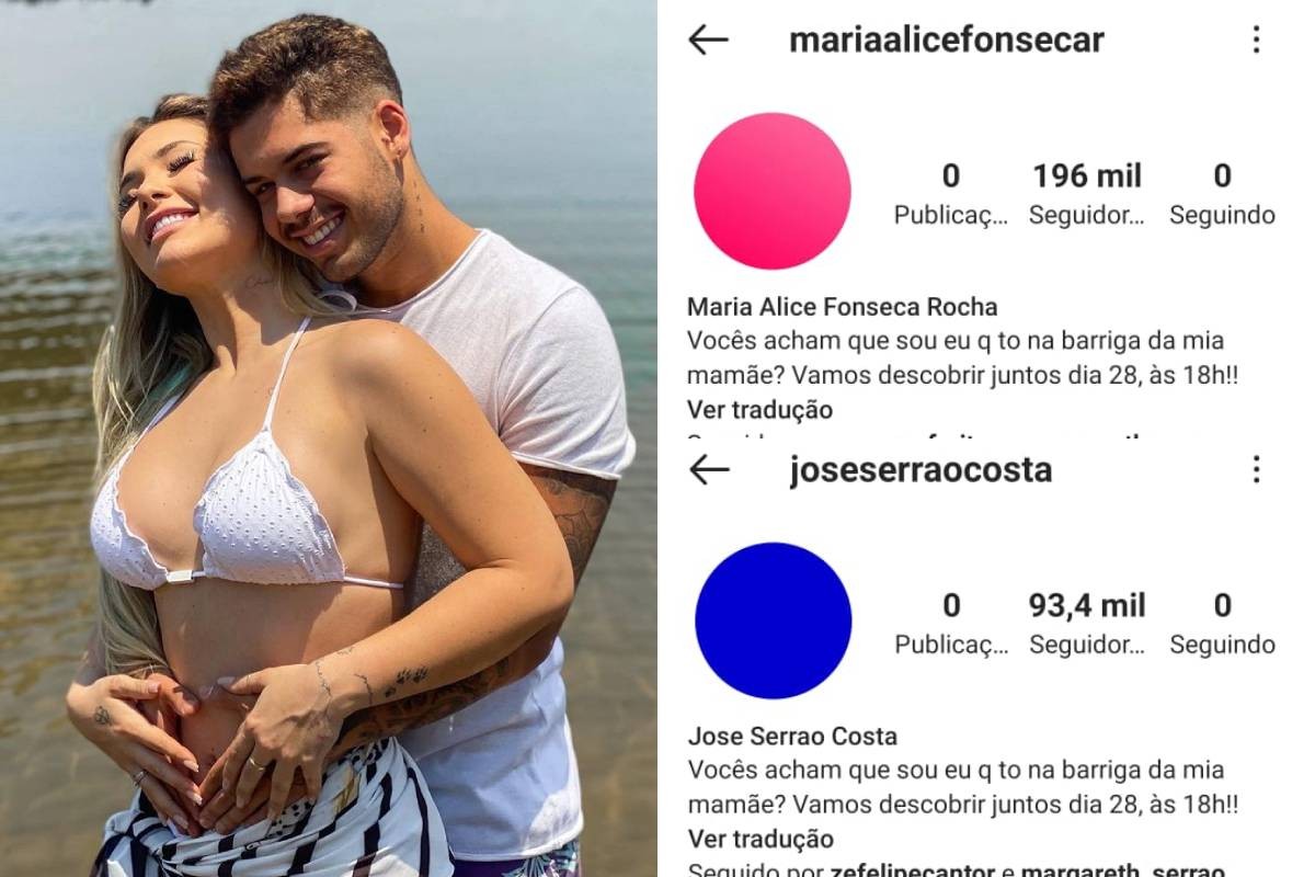 Virginia Fonseca e Zé Felipe criam perfis no Instagram para o filho que esperam (Foto: Reprodução/Instagram)