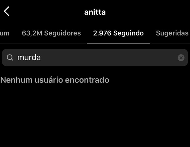 Anitta deixa de seguir Murda Beatz (Foto: Reprodução/Instagram)