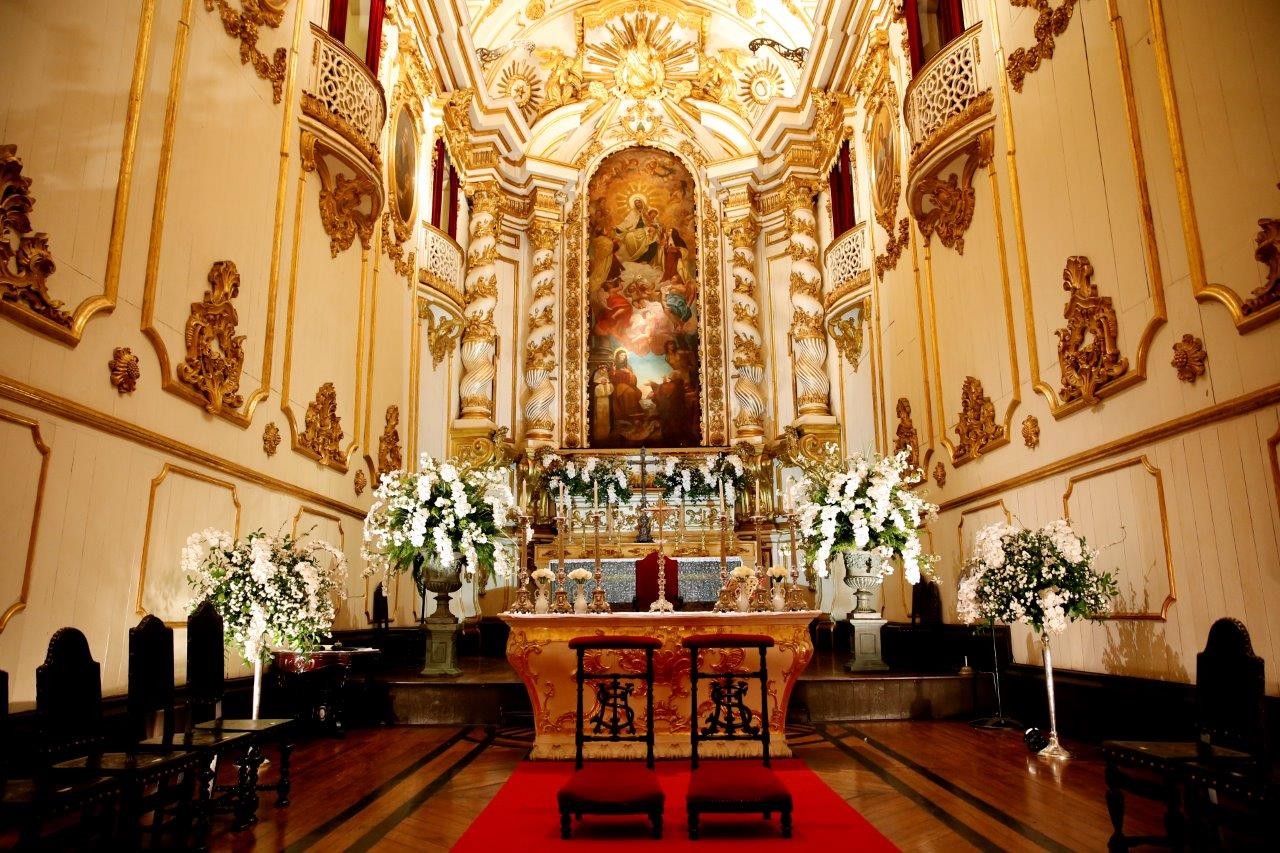 A decoração da igreja (Foto: Felipe Panfili/AgNews)