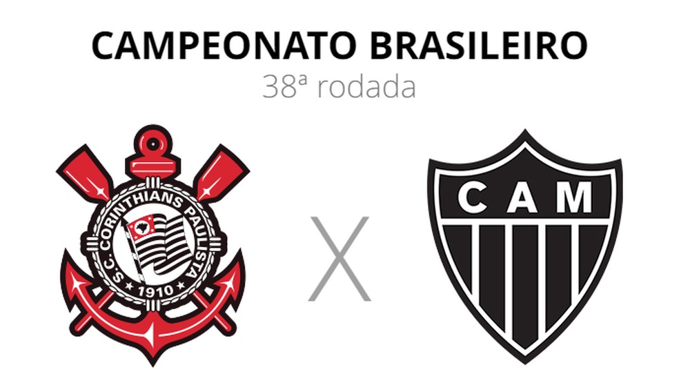 Corinthians x Atlético-MG: veja onde assistir, escalações, desfalques e arbitragem